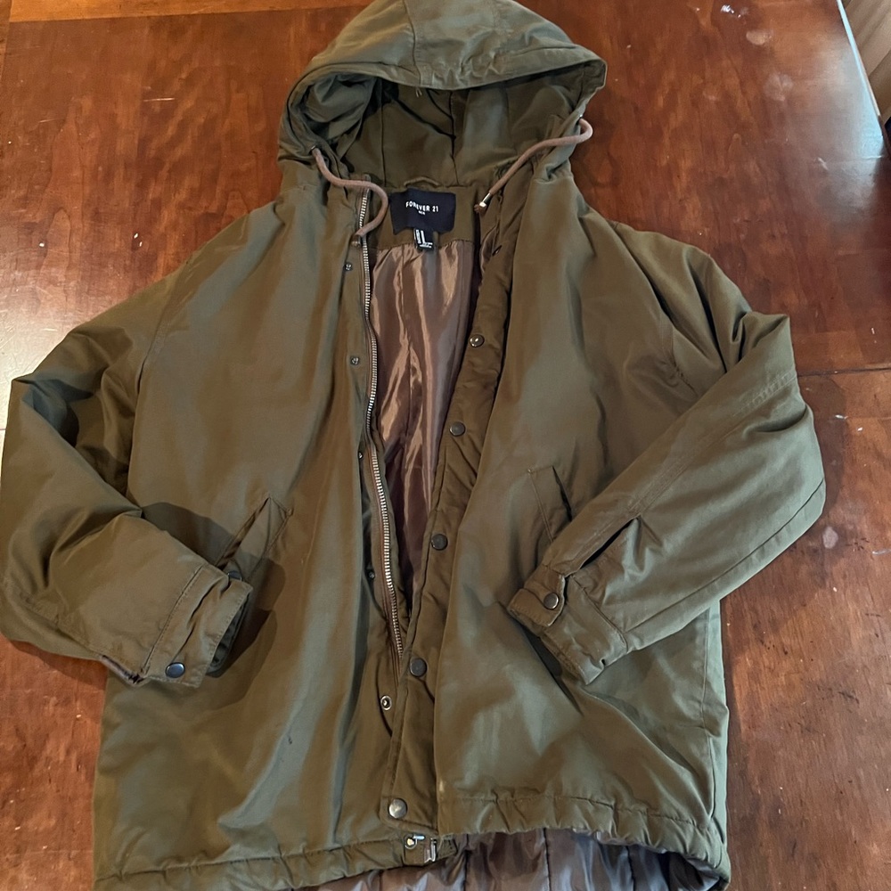 Forever 21 Mens Green Jacket Size M